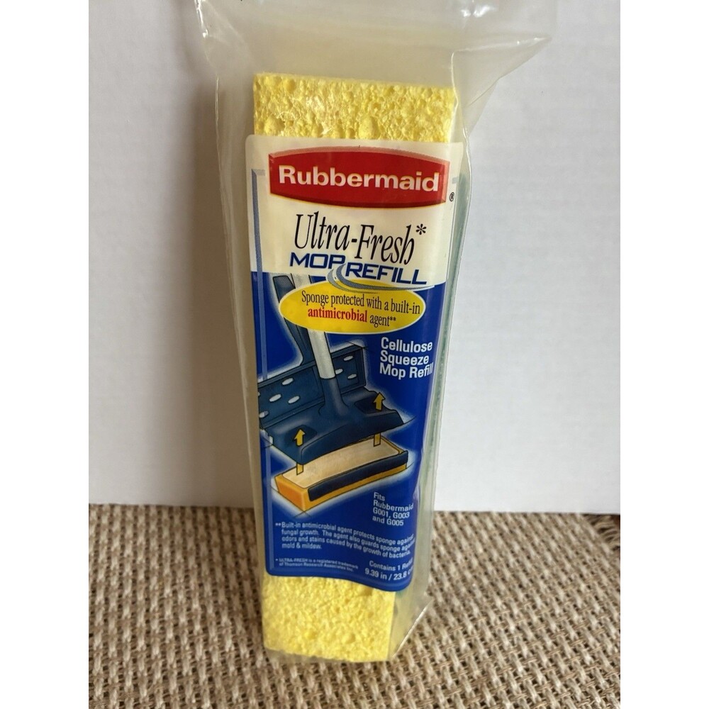 Rubbermaid Mop Refill Ultra-Fresh Cellulose Squeeze Scrubber G003 G001 G005 New